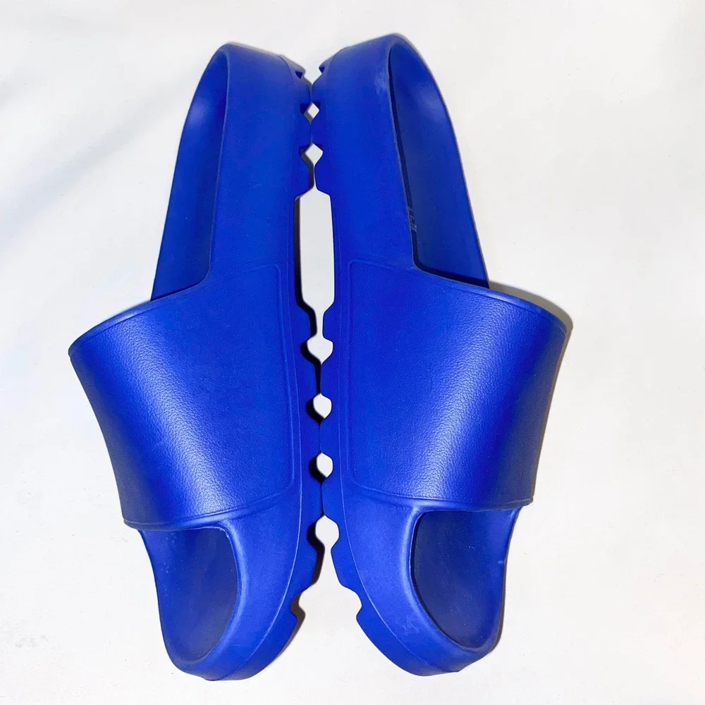Old Navy EVA Pool Slides Royal Blue Sugarcane Sandals Mens 10 S/663816-05‎